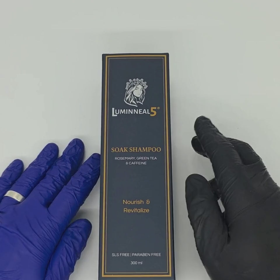 LUMINNEAL% SOAK SHAMPOO UNBOXING